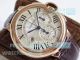 Swiss 7750 Copy Cartier Chronograph Rose Gold Silver Dial Watch - ZF Factory (4)_th.jpg